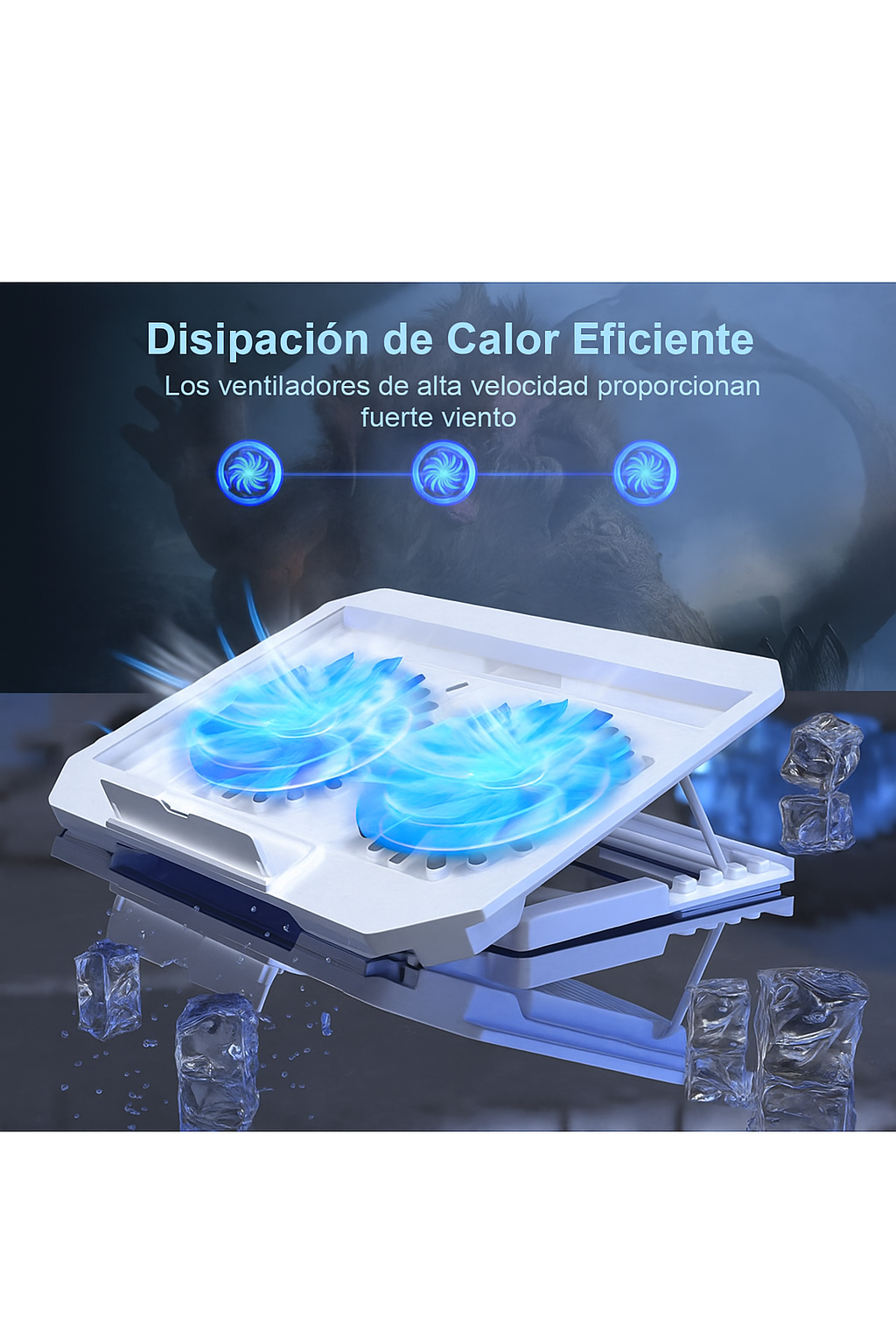 ENFRIADOR  PARA LAPTOP CON NIVELADORDE POS