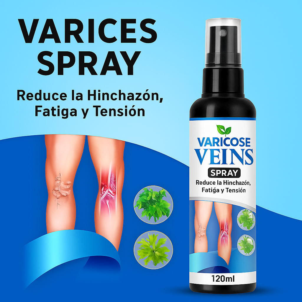 SPRAY VENAS VARICES 120 ML  + SPLASH RELAJANTE 60 ML